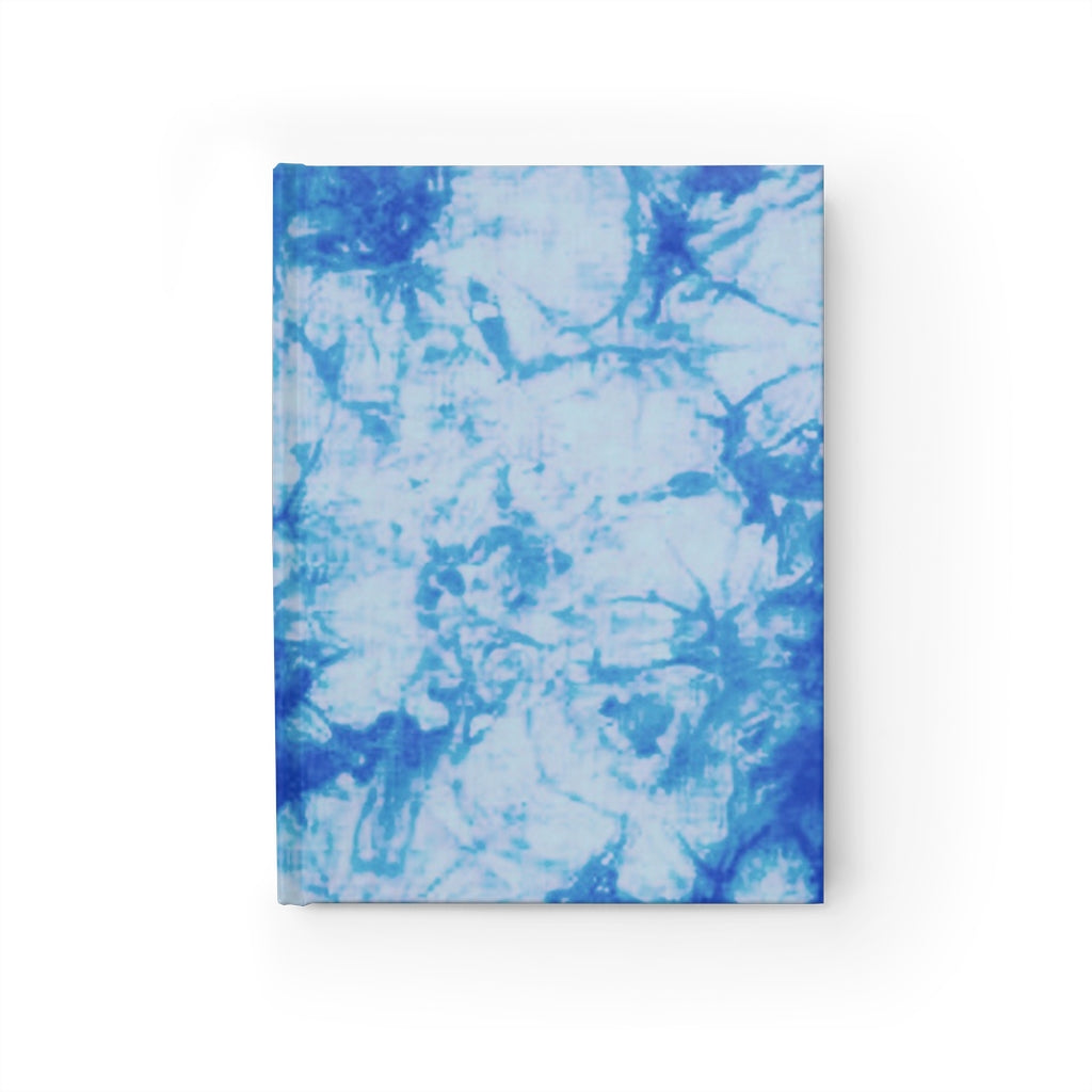 Blue Tie Dye Journal