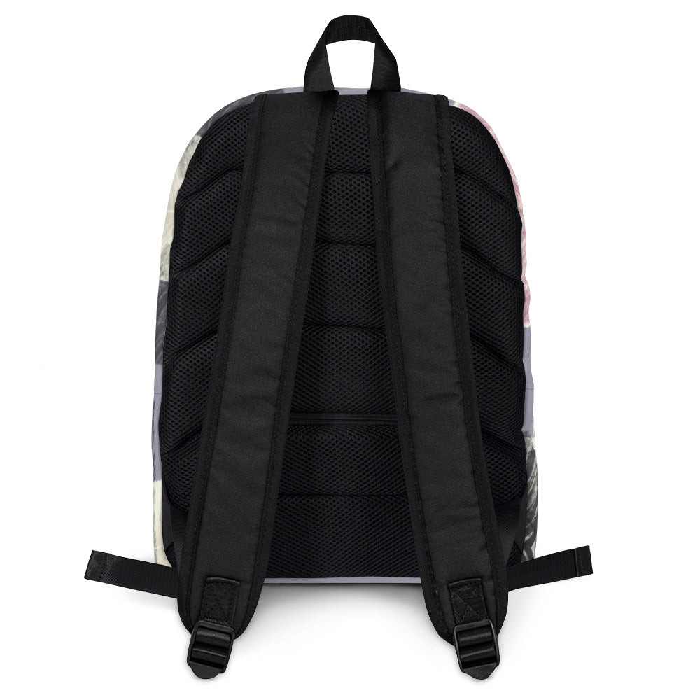 Abstract Engineered Collage Back Pack