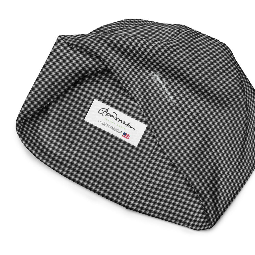 BW Houndstooth All-Over Print Beanie