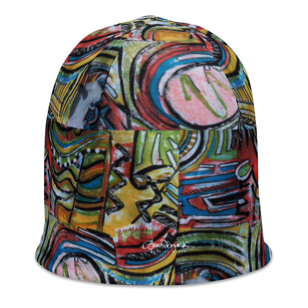 Whirl Wind All-Over Print Beanie