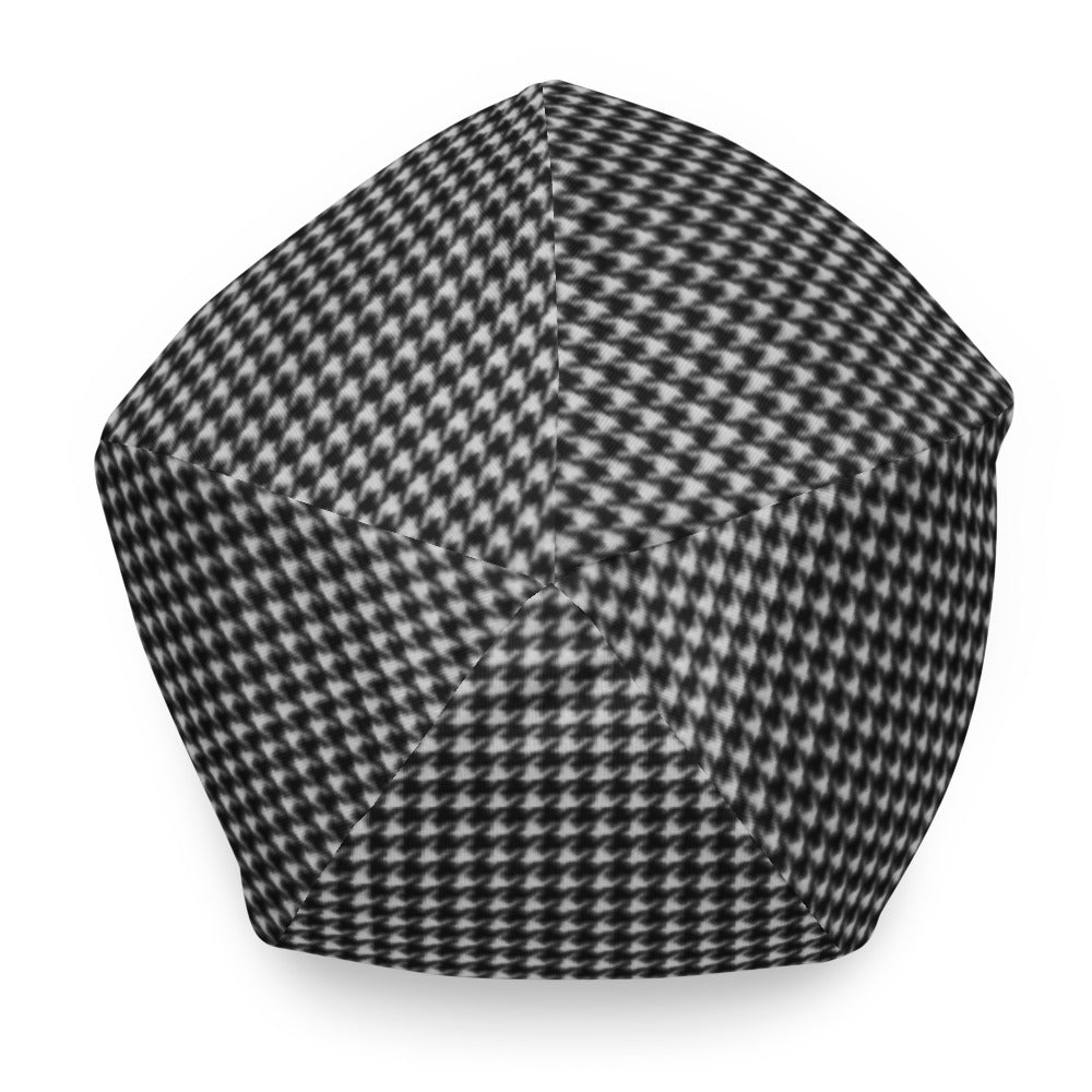 BW Houndstooth All-Over Print Beanie