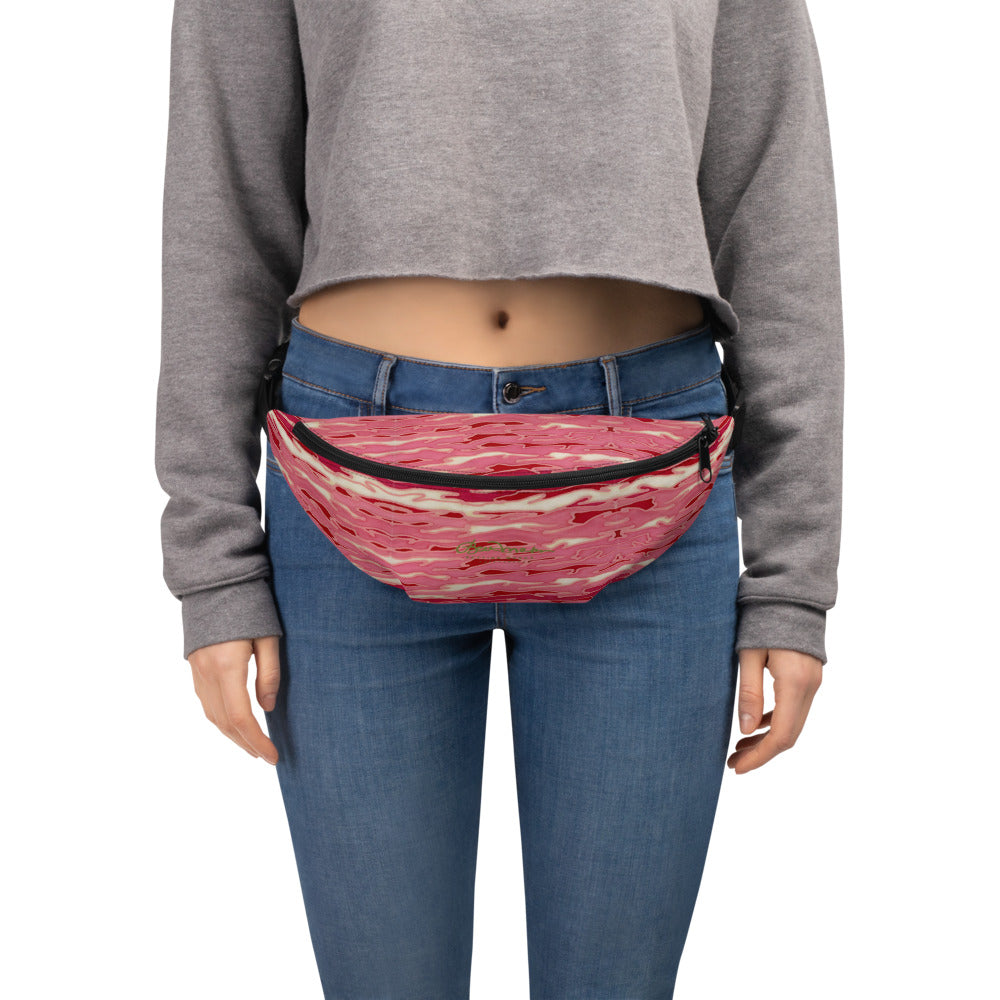 Pink Camouflage Lava Fanny Pack
