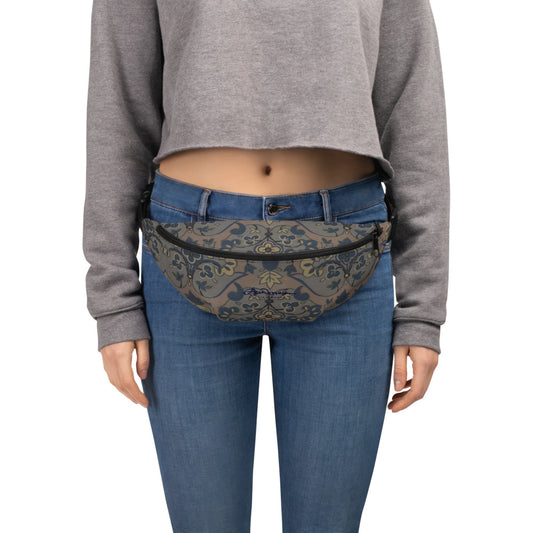 Not Quite Paisley On Light Brown Fanny Pack