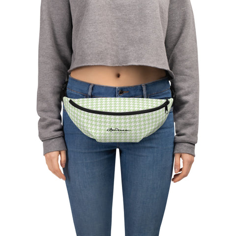 Butterfly Houndstooth Fanny Pack