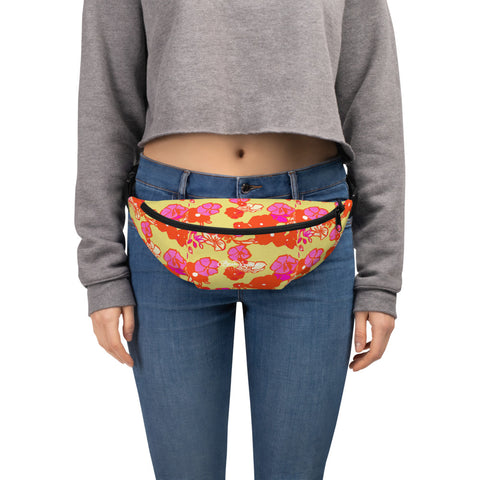 Ice Cream Floral Fanny Pack