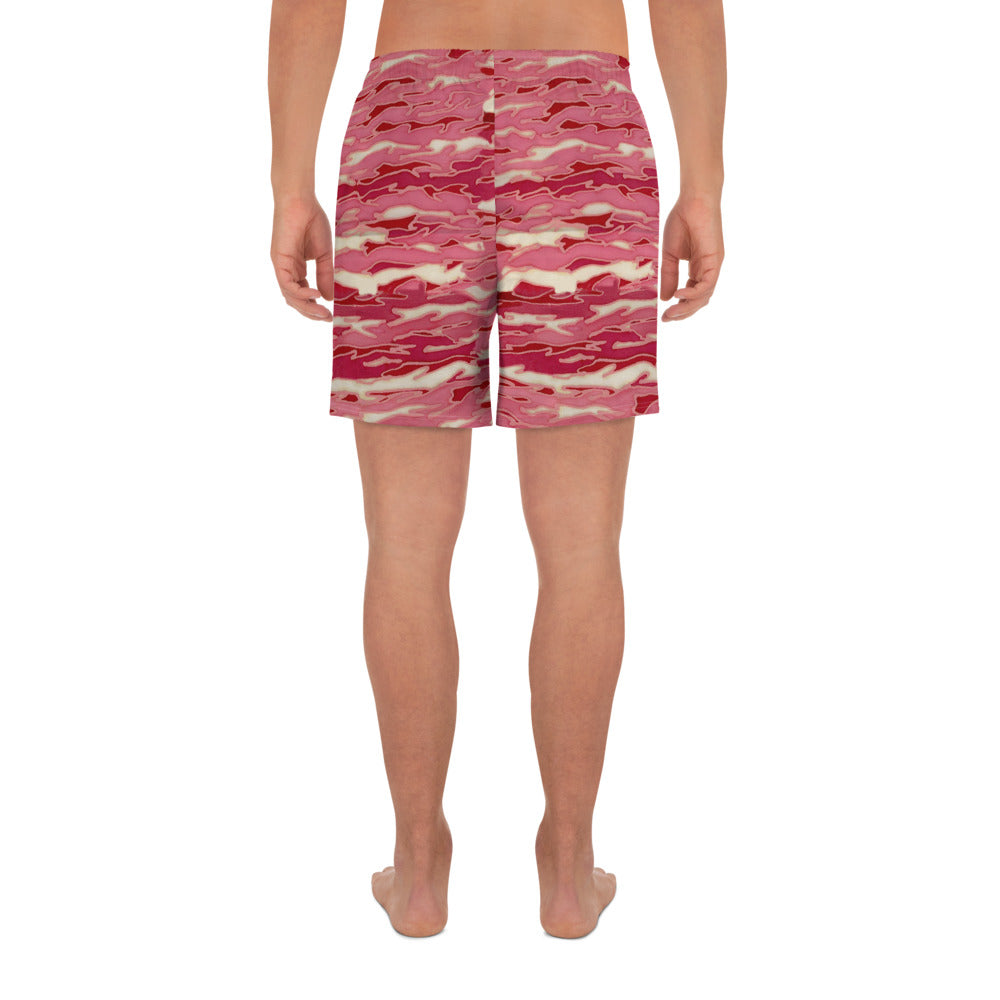 Pink Camouflage Lava Mens Shorts