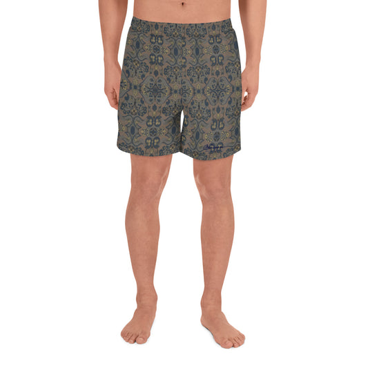 Not Quite Paisley On Light Brown Mens Shorts
