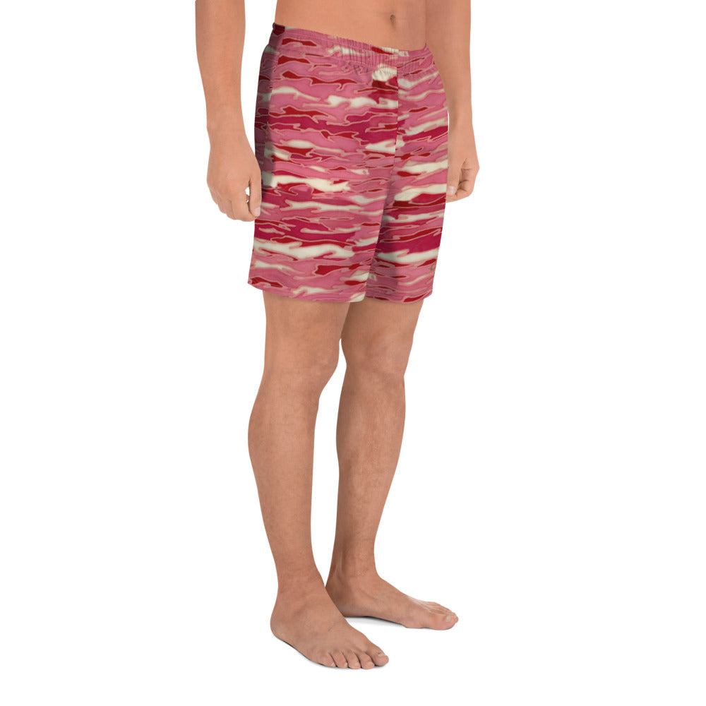 Pink Camouflage Lava Mens Shorts