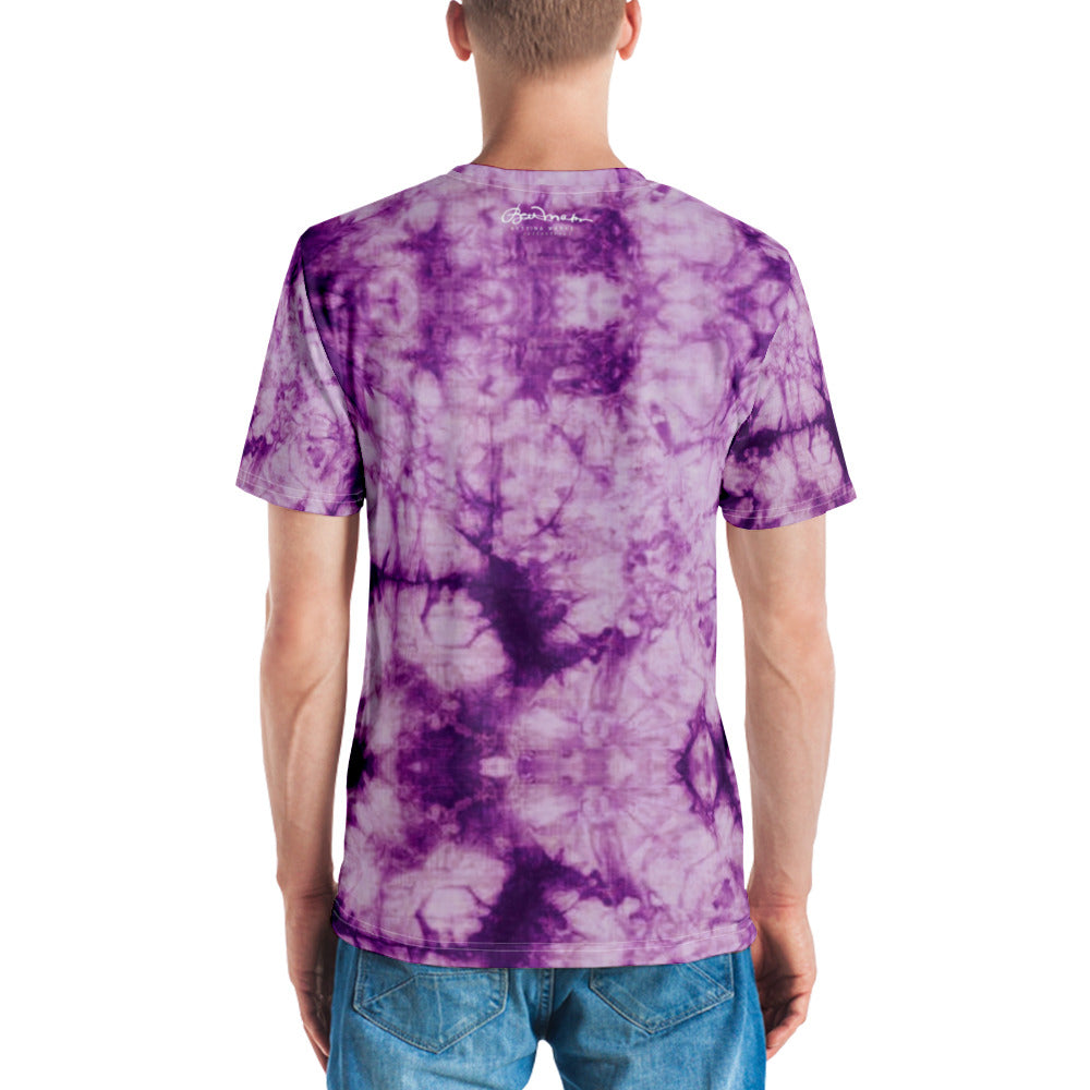 Purple Tie Dye Men's T-shirt