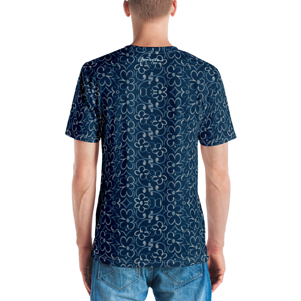 Linear Sixties Floral Men's T-shirt
