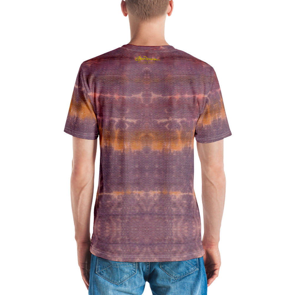 Purple Sunset Tie Dye Men's T-shirt