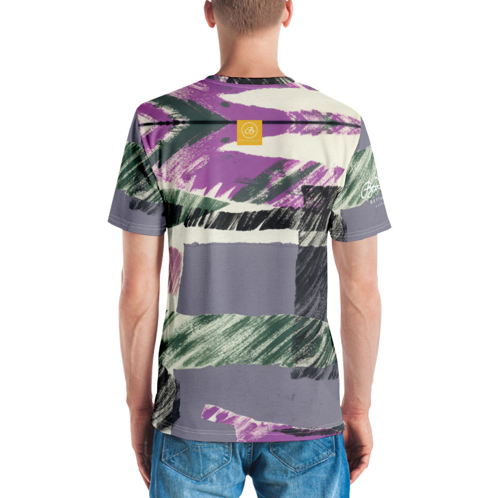 Abstract Engineered Collage Men's T-shirt