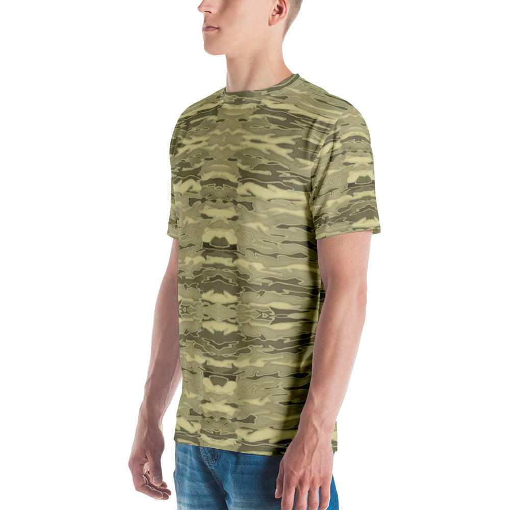 Khaki Lava Camouflage Men's T-shirt