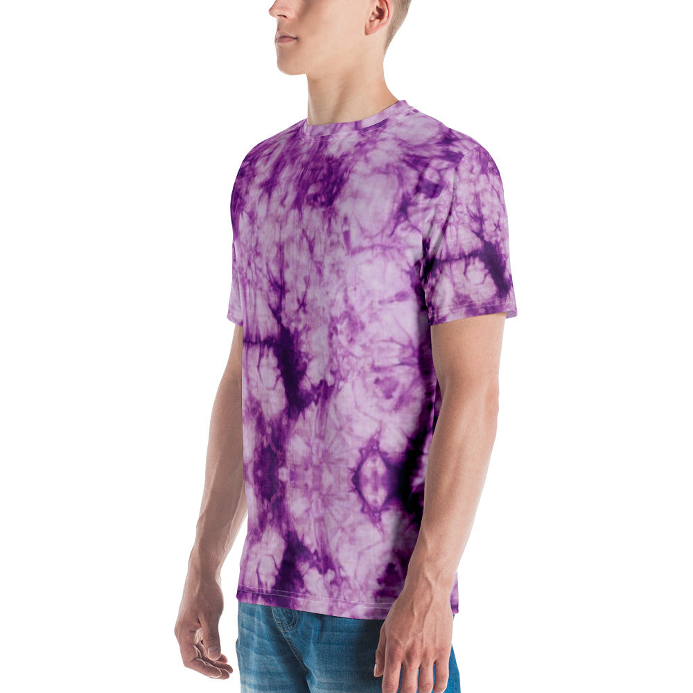 Purple Tie Dye Men's T-shirt