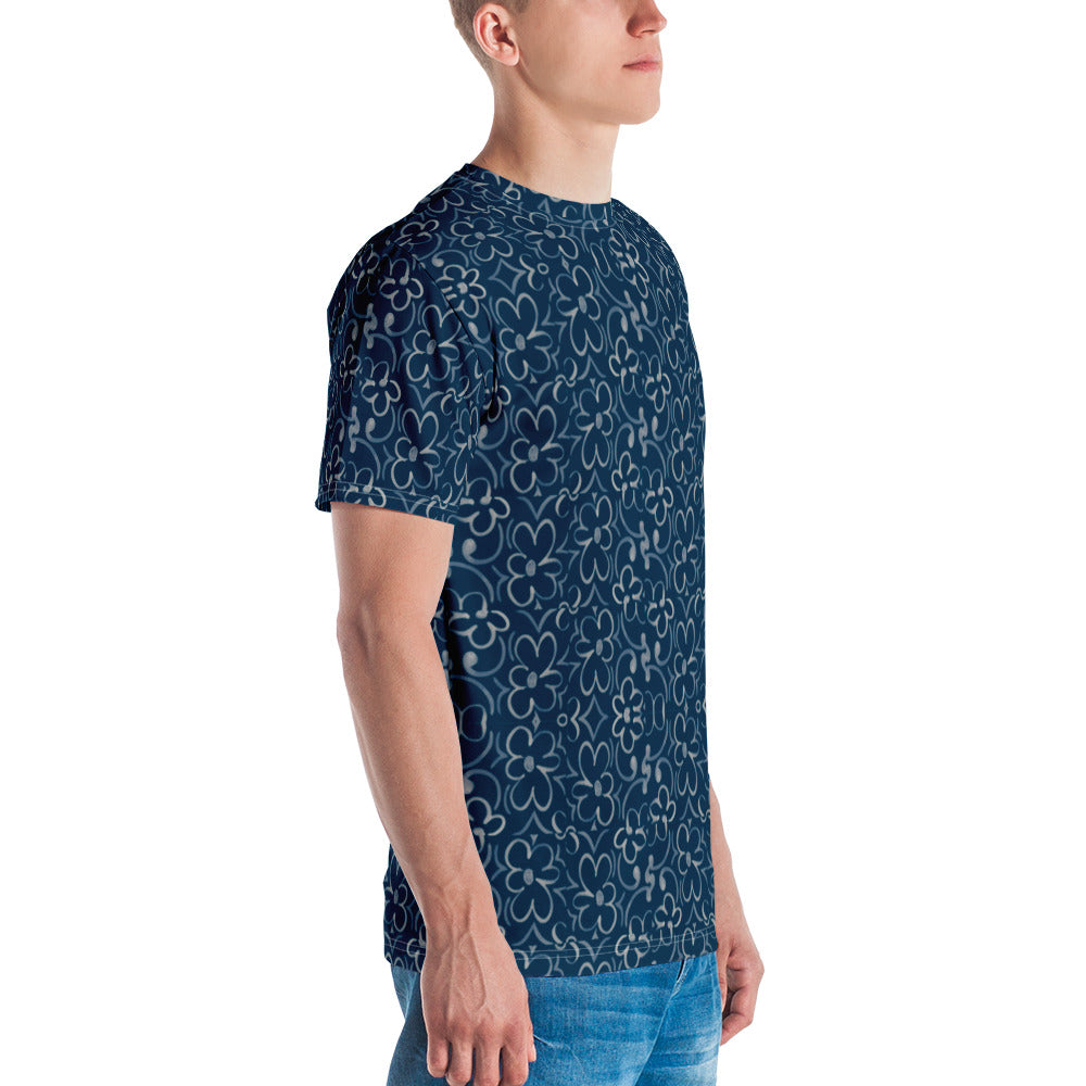 Linear Sixties Floral Men's T-shirt