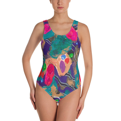 One-Piece Jelly Bean Bathing Suit