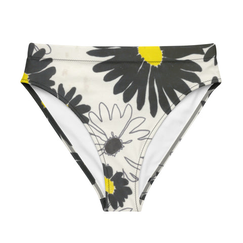 Daisy Recycled high-waisted bikini bathing suit bottom