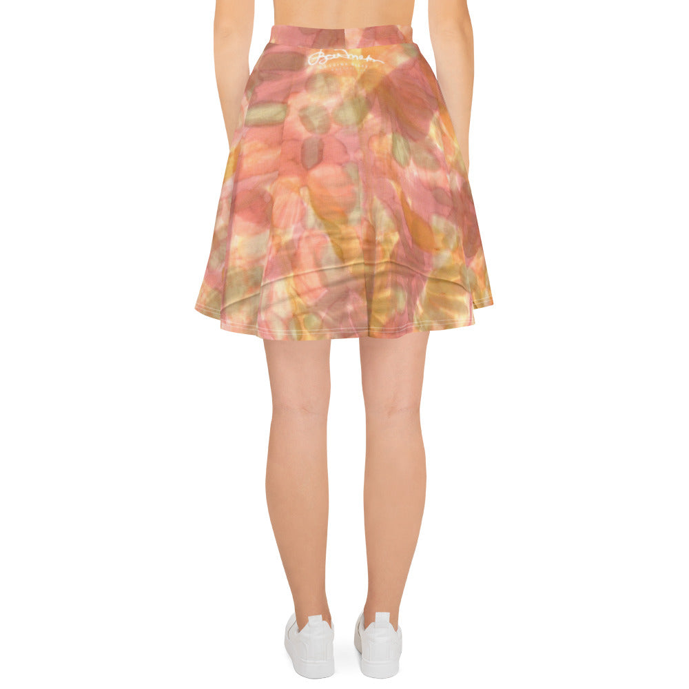 Watercolor Smudge Skater Skirt
