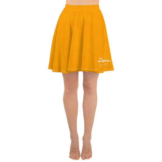Sacral Orange Skater Skirt