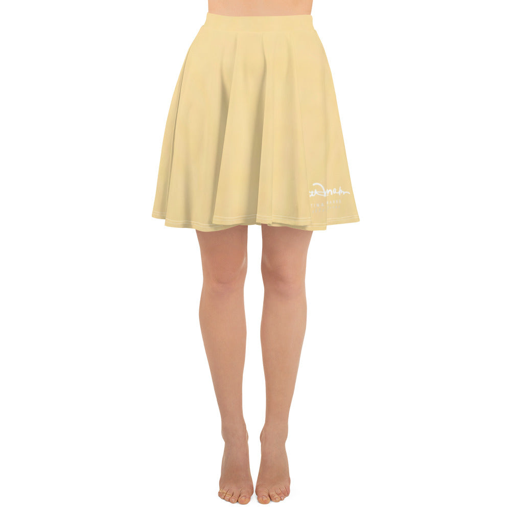 Solar Plexus Yellow Skater Skirt