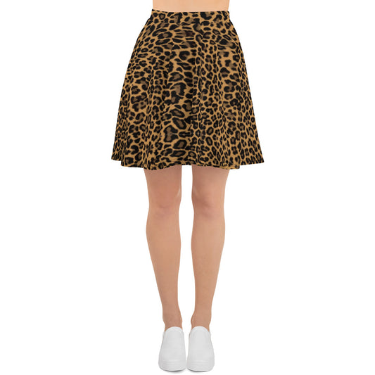 Leopard Skater Skirt