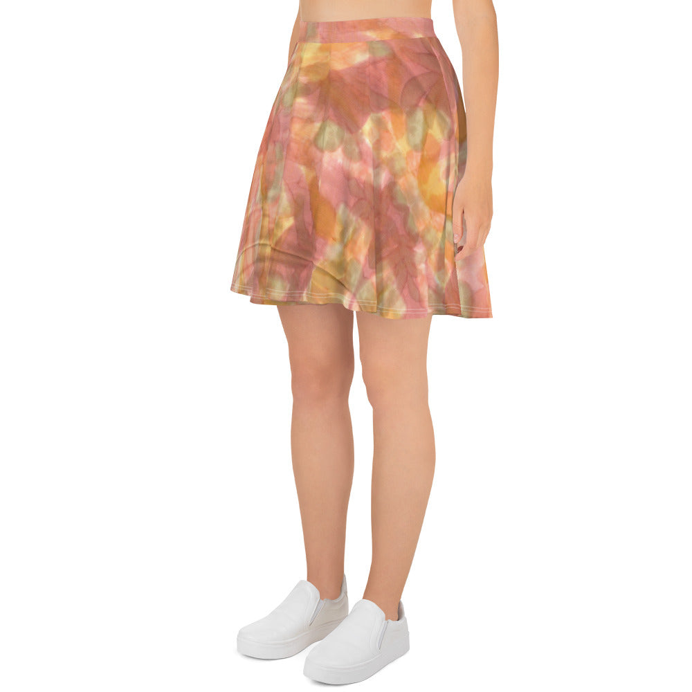 Watercolor Smudge Skater Skirt
