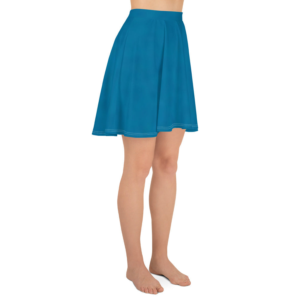 Ocean Blue Skater Skirt
