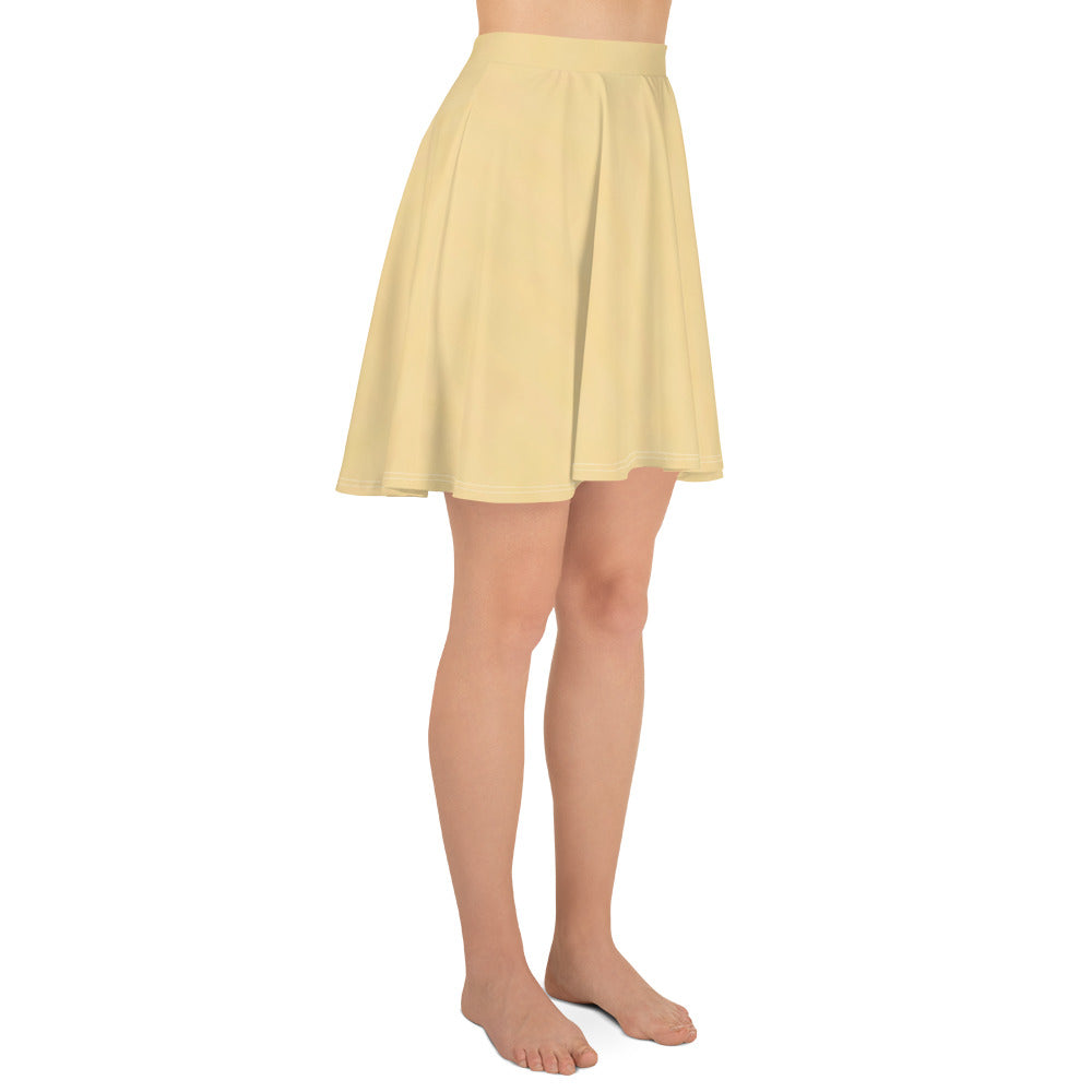 Solar Plexus Yellow Skater Skirt