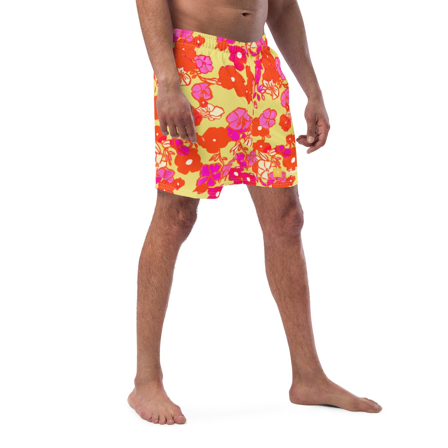 Ice Cream Floral Men's Swim trunks