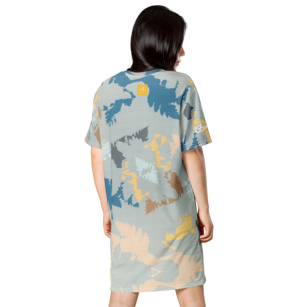 Abstract Forest T-shirt dress