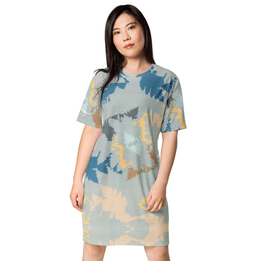 Abstract Forest T-shirt dress