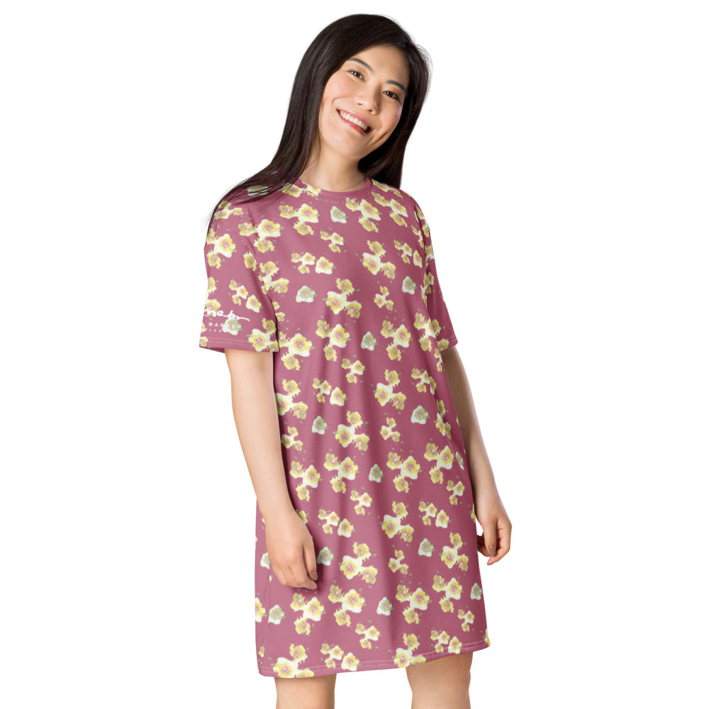 Starburst Floral T-shirt dress