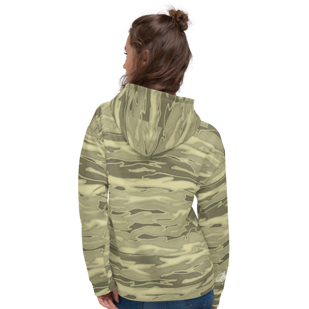 Recycled Unisex Hoodie - Khaki Lava Camouflage  Women
