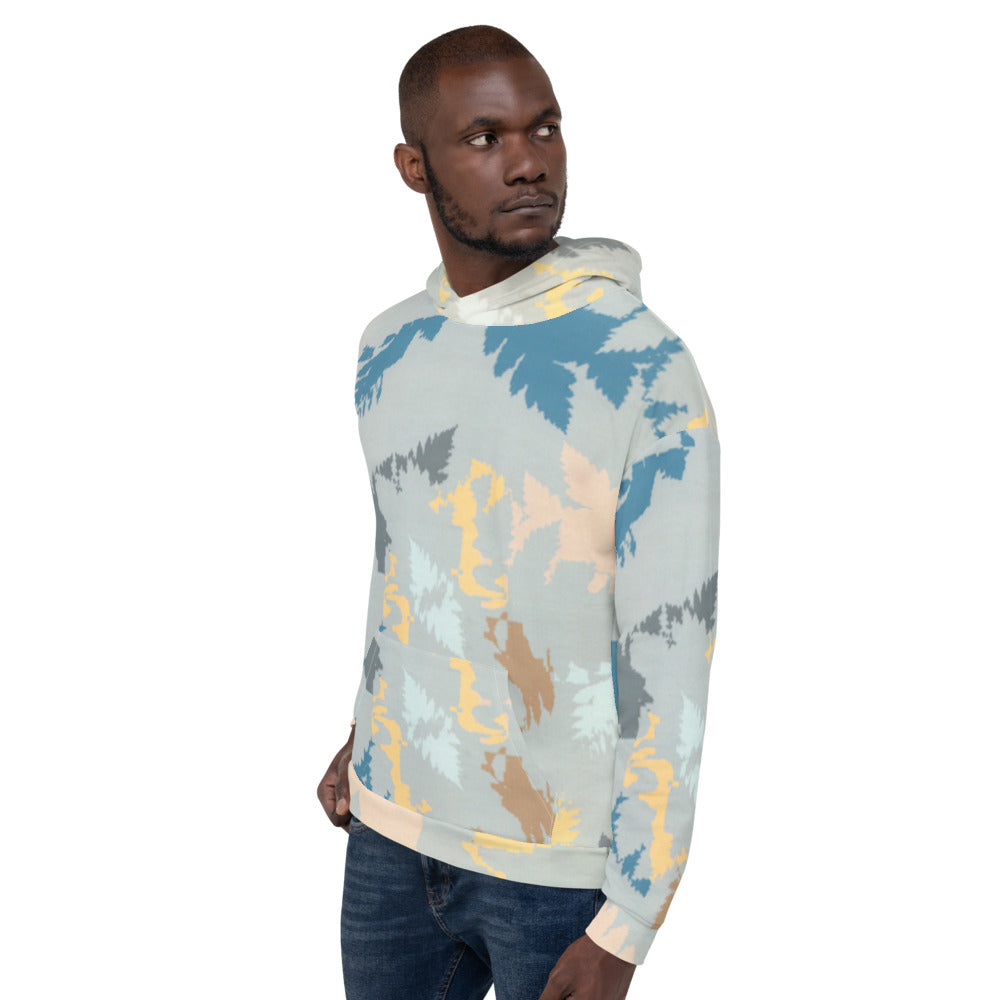 Recycled Unisex Hoodie - Abstract Forest - Men