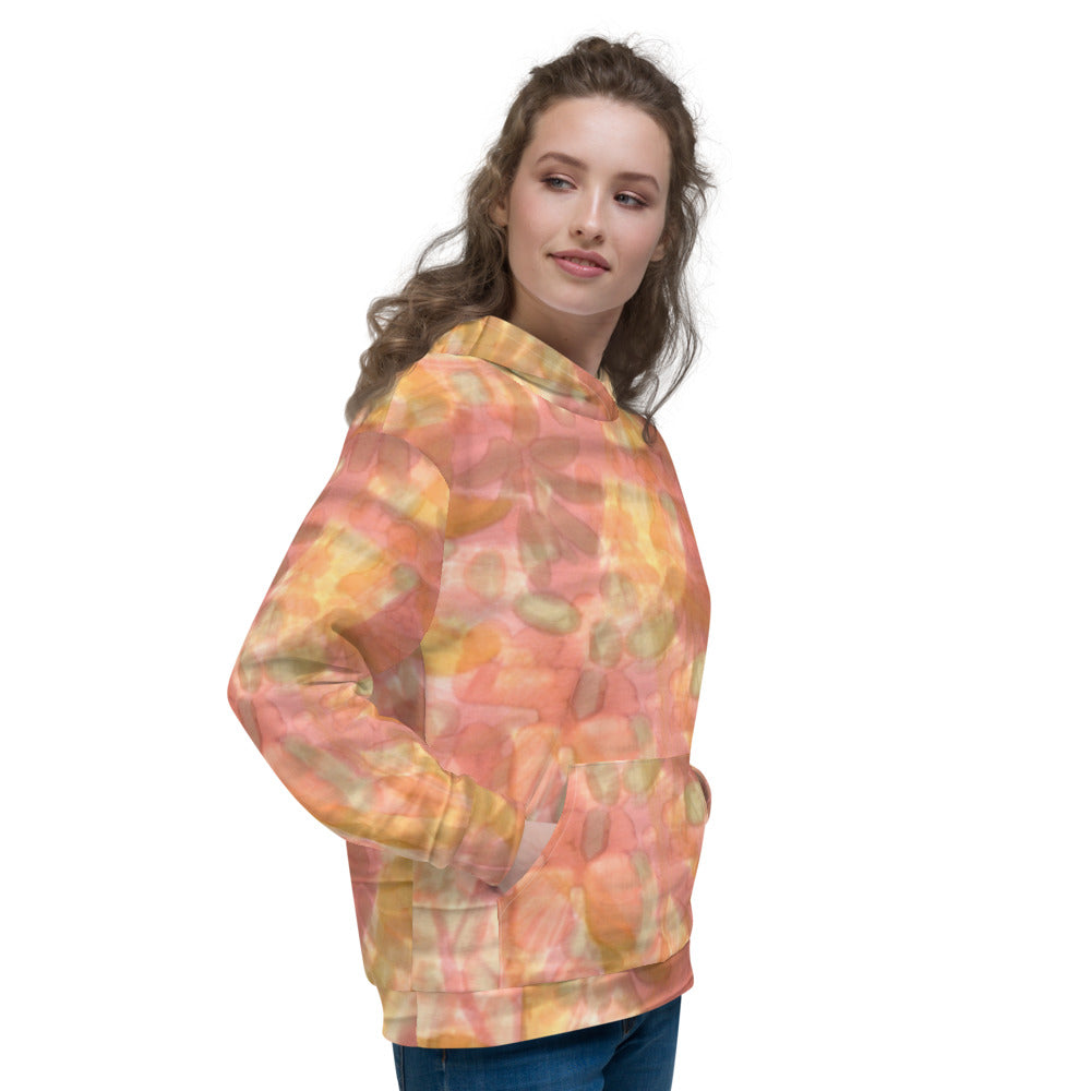 Recycled Unisex Hoodie - Watercolor Smudge - Women