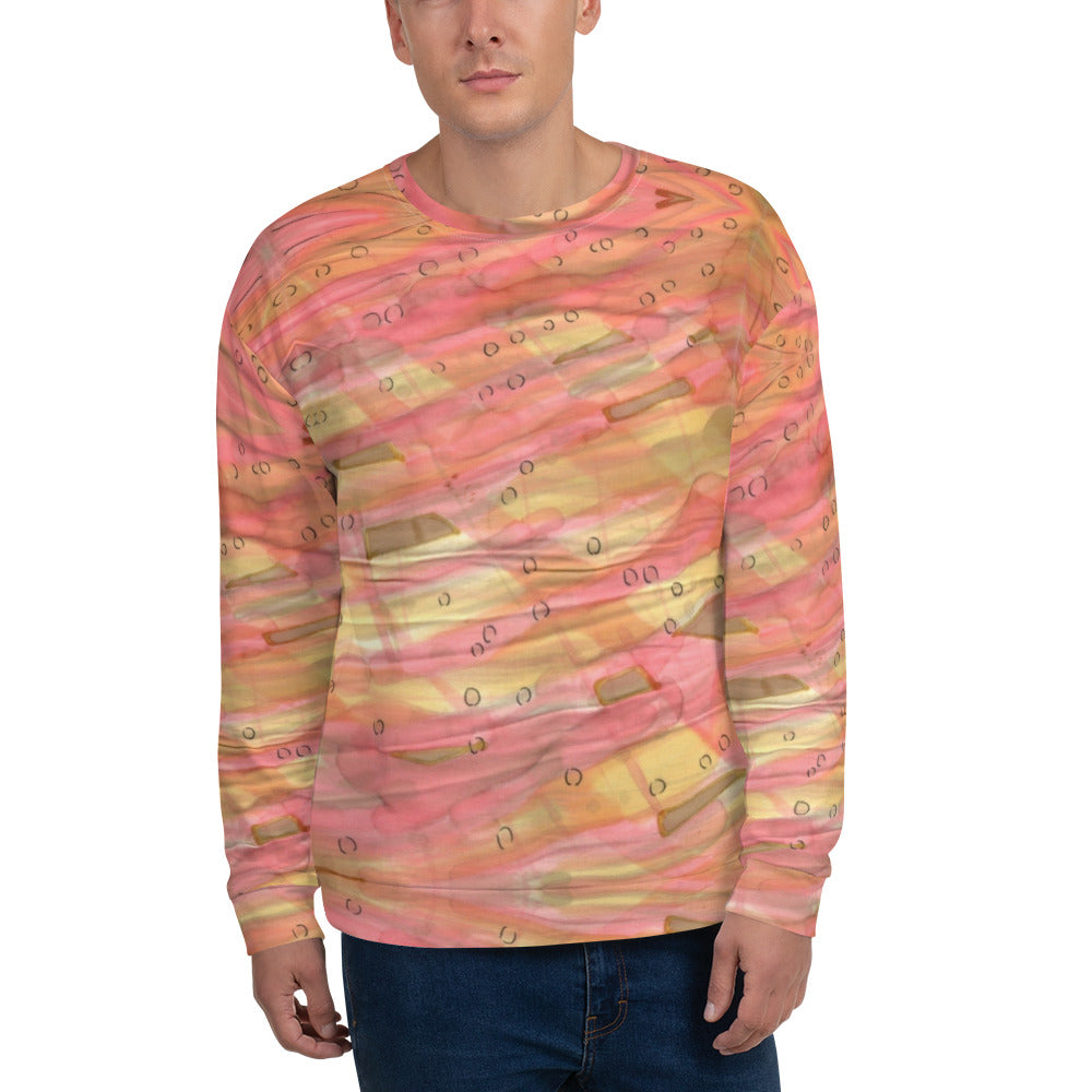 Recycled Unisex Sweatshirt - Dreamy Floral - Men