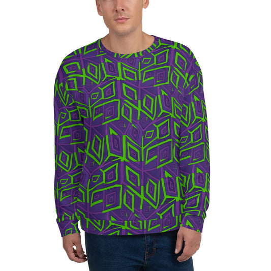 Recycled Unisex Sweatshirt - Joker Madness - Men