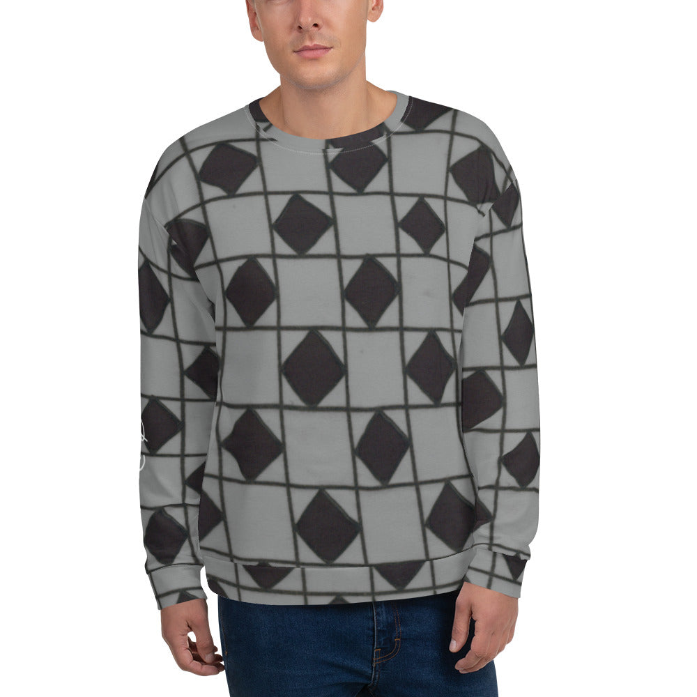 Recycled Unisex Sweatshirt - Grey Optical - Men