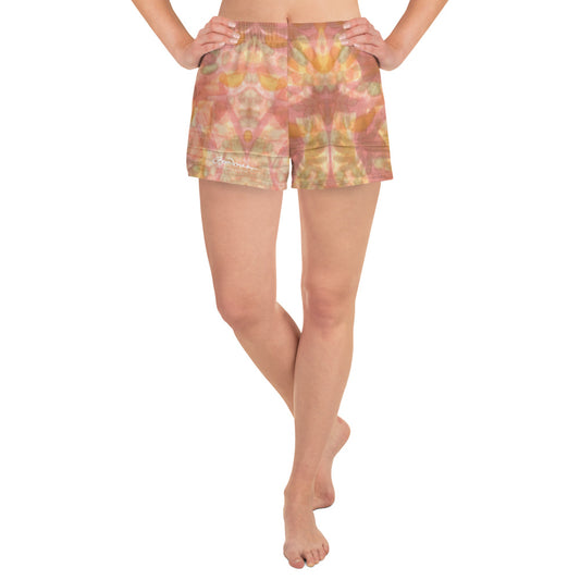 Women's Watercolor Smudge Athletic Shorts