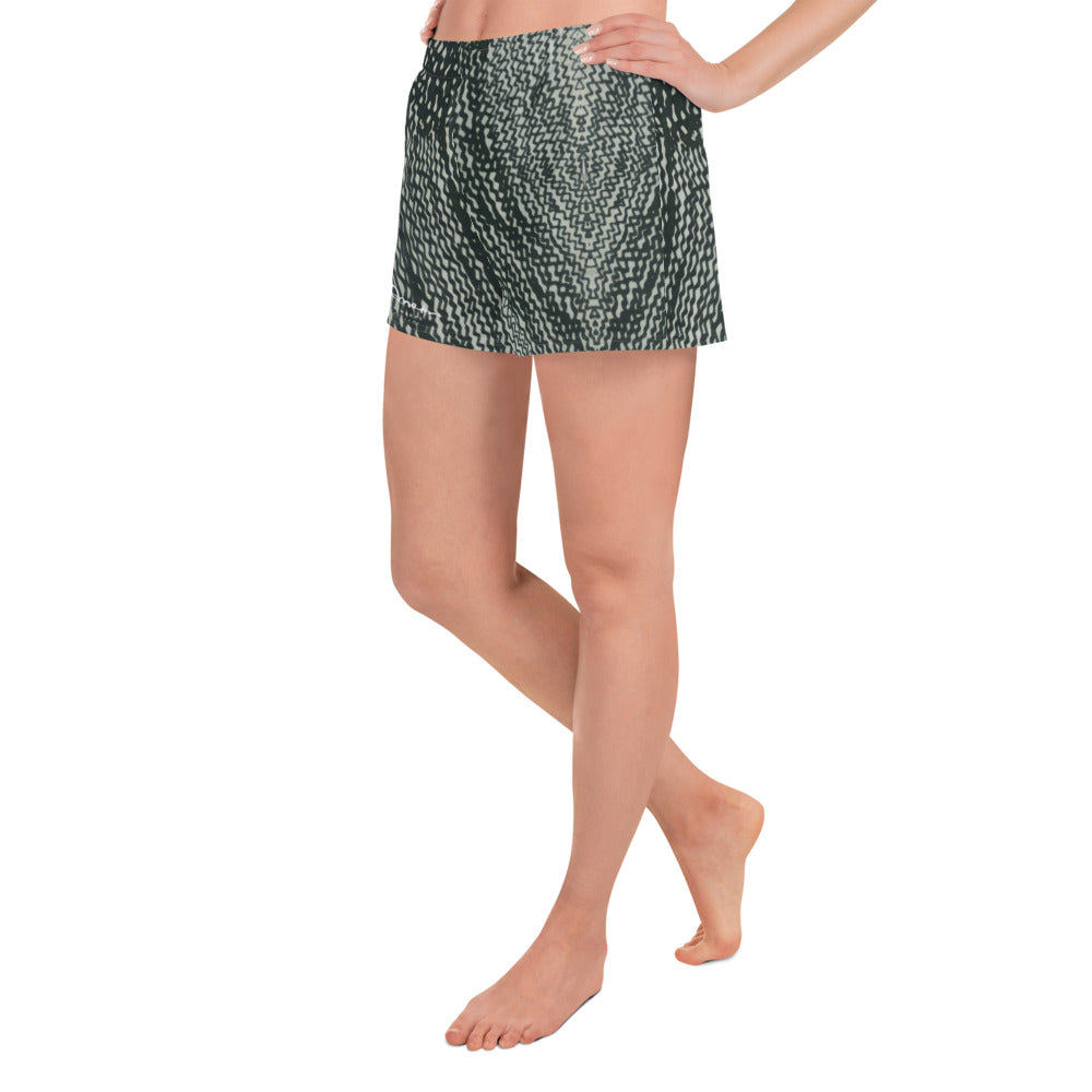 Women's Tire Scribbles Athletic Shorts