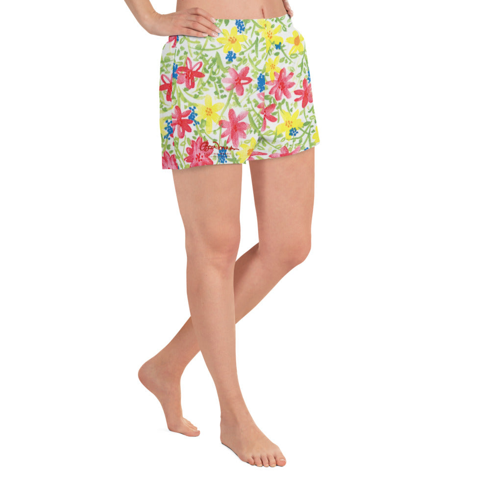 Women's Wildflower Athletic Shorts