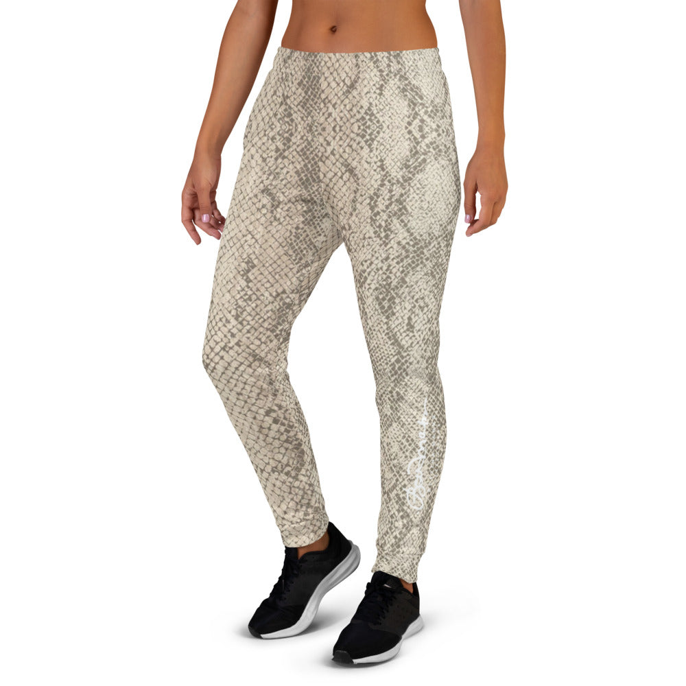 Snake Print Women's Recycled Joggers