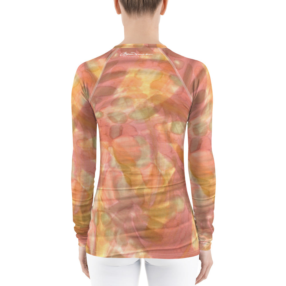 Watercolor Smudge Long Sleeve Tops