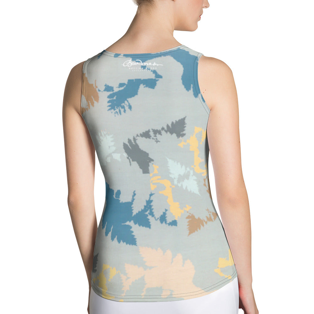 Abstract Forest Tank Top