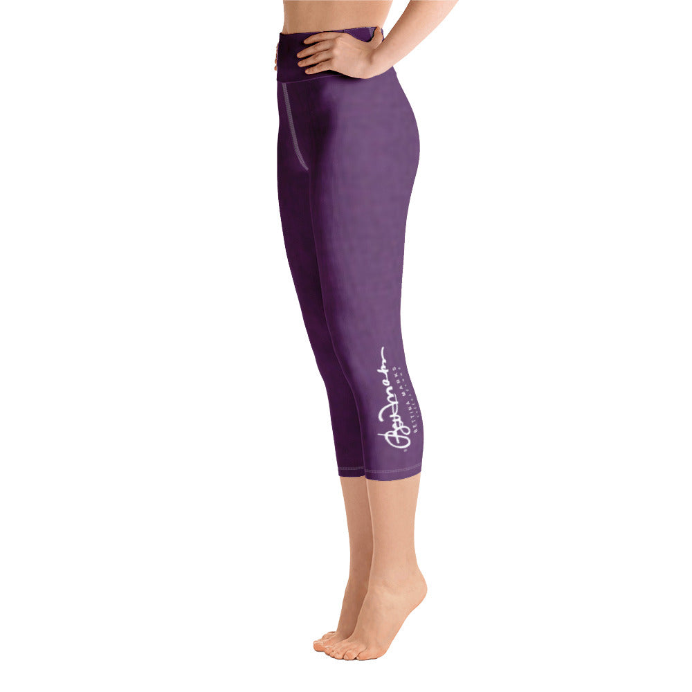 Royal Purple Yoga Capri Leggings
