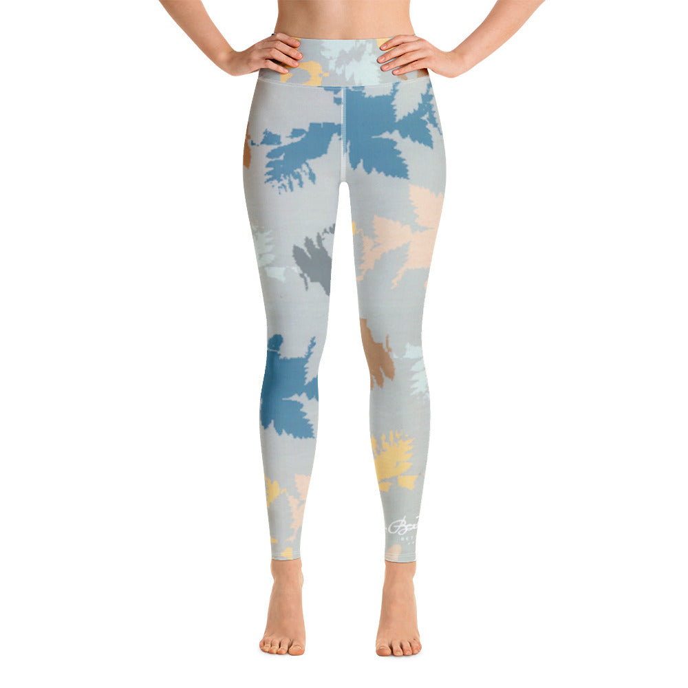 Abstract Forest Yoga Leggings