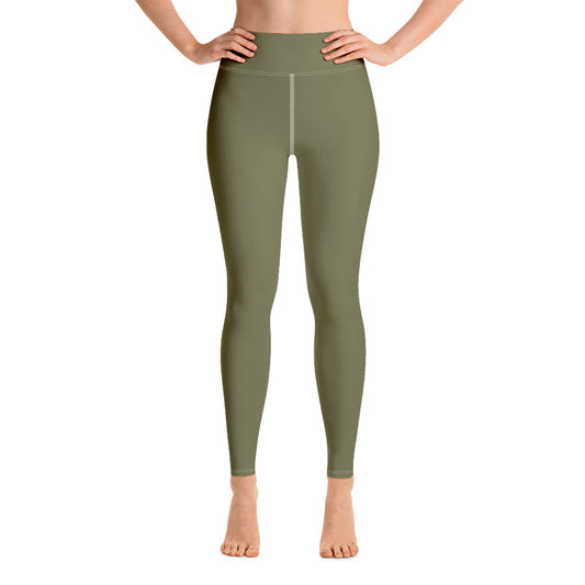 Khaki Green Yoga Leggings