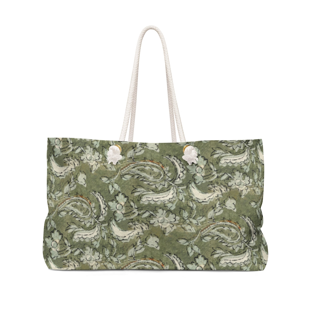 Floral Paisley Weekender Bag
