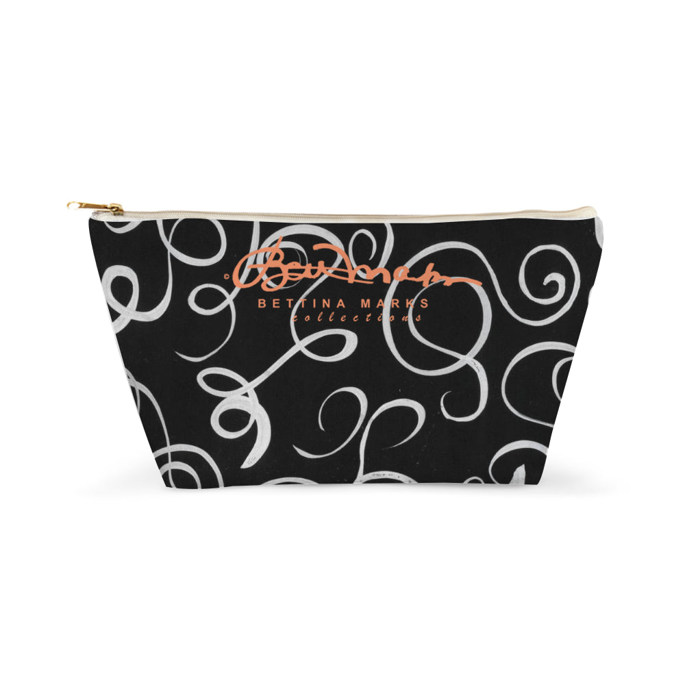 B&W Squiggles Accessory Pouch T-Bottom