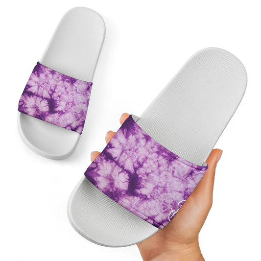 Purple Tie Dye Slide Sandal